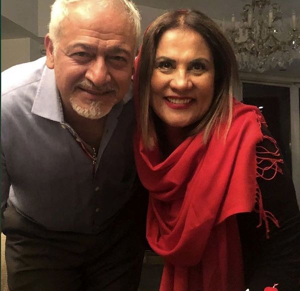 مجید مشیری در کنار همسرش + عکس
