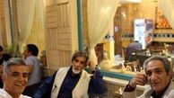 بازیگر ایرانی میان ستارگان مشهور جهانی+عکس