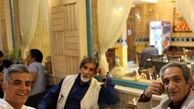بازیگر ایرانی میان ستارگان مشهور جهانی+عکس
