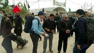 یک فوتبالی در مراسم راهپیمایی اربعین/عکس