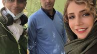شبنم قلی خانی در کنار کارگردان کار جدیدش‌ + عکس