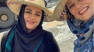 گردش شبنم مقدمی با خانم کارگردان + عکس