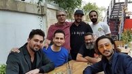 پویا امینی و‌ دانیال عبادی در جمع دوستانشان + عکس