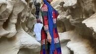 استایل جنجالی الناز شاکردوست در قشم + عکس