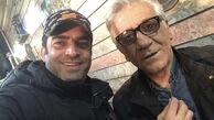 منوچهر هادی در کنار پیشکسوت سینمای ایران + عکس