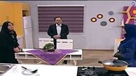 زمین خوردن آشپز برنامه به خانه برمی‌گردیم در آنتن زنده + فیلم