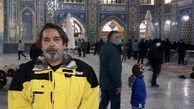 داریوش سلیمی در زیارت + عکس