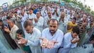 کربلا، نجف و کاظمین میزبان هزاران نفر از نمازگزاران عید سعید فطر+ تصاویر
