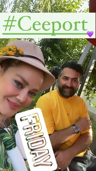 تیپ تابستونی بهاره رهنما و حاجیشون + عکس