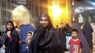 بهنوش بختیاری در زیارت + عکس