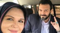 کامبیز دیرباز و شهره سلطانی در پشت صحنه «شرایط خاص»

