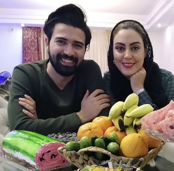 نیلوفر شهیدی و همسرش در خانه + عکس