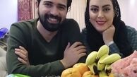 نیلوفر شهیدی و همسرش در خانه + عکس