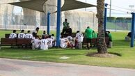تمرین صبحگاهی ملی پوشان در کمپ اسپایر