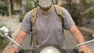 موتور لوکس مهران رنجبر در یکی از خیابان های تهران + عکس