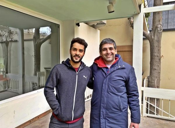 حمید گودرزی و دوست جوان مشهورش + عکس