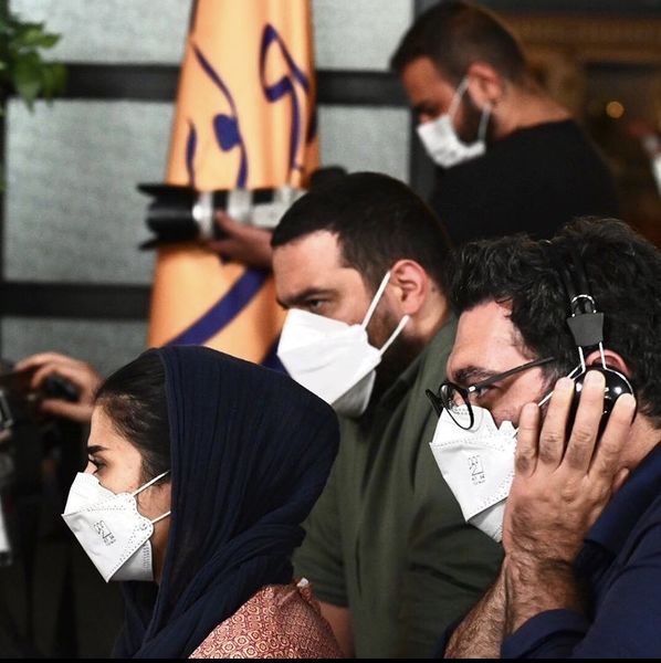 محسن کیایی و برادرش در پشت صحنه کار جدیدشان + عکس