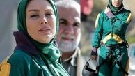 سحر قریشی با لباس پرواز+عکس