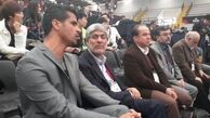 هاشمی و ساعی در سالن مسابقات تکواندو