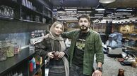 «حدیث میرامینی» در کنار همسر بازیگرش
