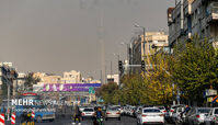 هوای تهران آلوده شد