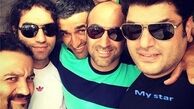 عکس دسته جمعی آقایون بازیگر در سفر دوستانه