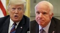 حضور ترامپ در زمین گلف همزمان با مراسم خاکسپاری جان مک‌کین