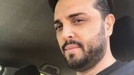 سلفی پدرام کریمی در ماشین + عکس