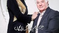 عکس آتلیه ای الهام حمیدی و پدرش