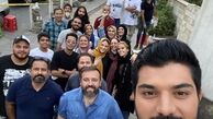 سلفی سینا مهراد با آقازاده ها + عکس