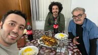 حمید لولایی و بازیگر تازه کار آخر خط + عکس