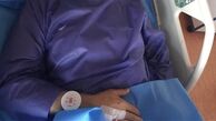 بیژن امکانیان راهی بیمارستان شد + عکس