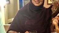 روشنک عجمیان در پشت صحنه یکی از سریال هایش + عکس