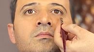 سعید شیخ زاده در حال گریم + عکس