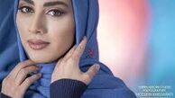 مونا فرجاد با گریم جدیدش در کنار پدرش