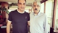 عکس آقای بازیگر با موسیقی دان بین المللی ایرانی