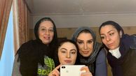 مریم مومن و دوستانش + عکس