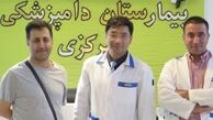 هومن حاجی عبداللهی در یک مرکز دامپزشکی + عکس