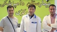 هومن حاجی عبداللهی در یک مرکز دامپزشکی + عکس