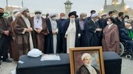 تشییع پیکر و دفن آیت الله محمد یزدی+فیلم