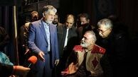 دیدار وزیر ارشاد با بازیگرانی که روی ویلچر، نمایش «رستم و سهراب» را اجرا کردند