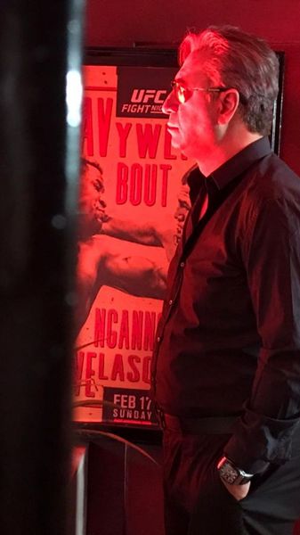 حمید فرخ نژاد در کنار یو اف سی + عکس