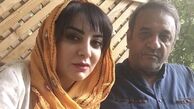 حمیرا ریاضی و همسرش در یک باغ + عکس
