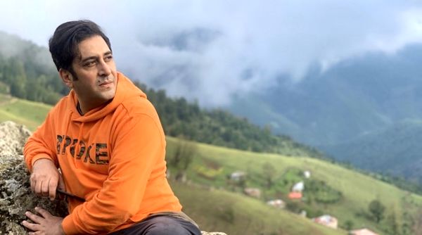 وحید شیخ زاده در ارتفاعات سر سبز مازندران + عکس