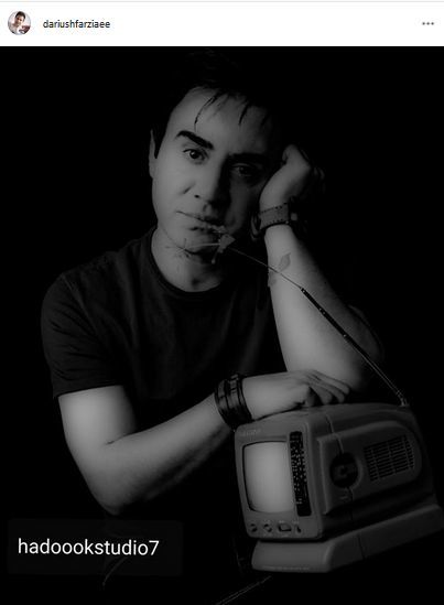 عمو پورنگ با صورتی پر از غم + عکس