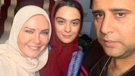 سلفی مارال فرجاد با لعیا زنگنه