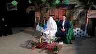 پیوند آسمانی یک زوج جوان در معراج شهدا+عکس