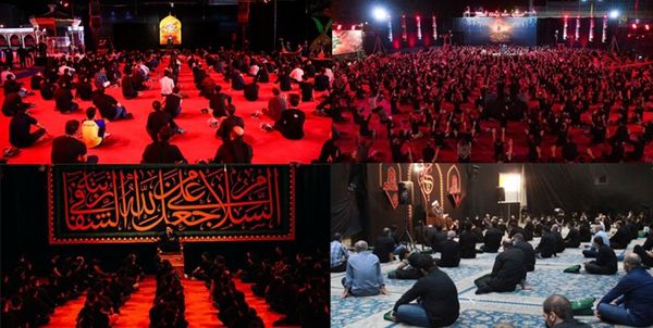 نظم دقیق هیأت‌ها در شب اول محرم +تصاویر