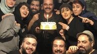 تولد آقای بازیگر در جمع شاگردانش + عکس