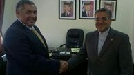 دیدار سفیر ایران در اردن با یک مقام سازمان ملل